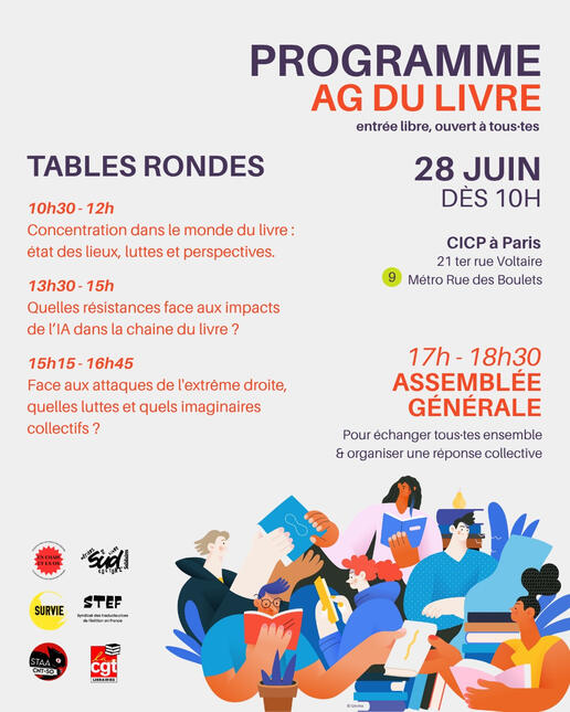 Programme AG du livre 28 juin 2026 Programme AG du livre 28 juin 2026